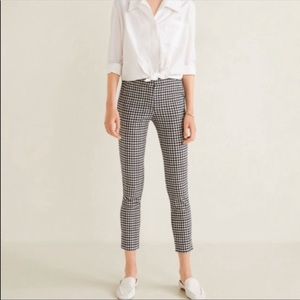 Mango Checkered Pants